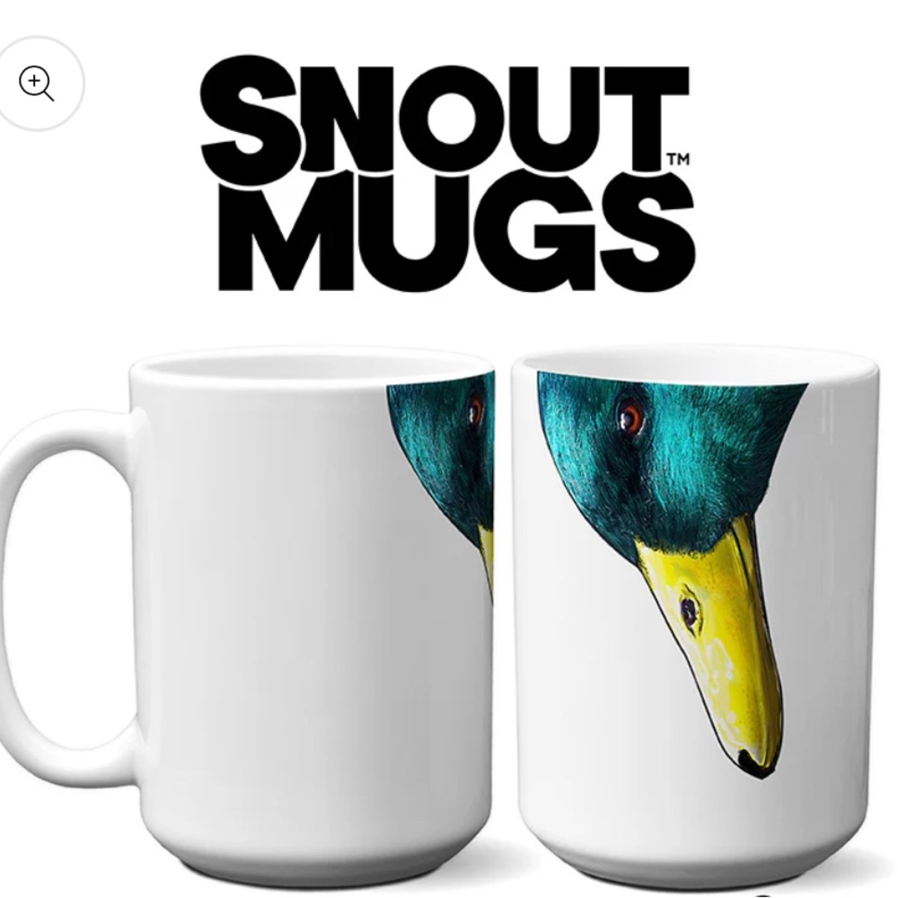 Mallard Duck Snout Mug 15oz
